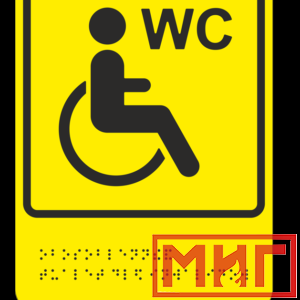 Фото 4 - ТП10 Обособленный туалет или отдельная кабина, доступные для инвалидов на кресле-коляске.